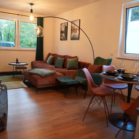 Lägenhet Design-apartment I Direkt Im Zentrum Von I Boxspring I Terrasse Mit Garten & Direktem Parkplatz I Boxspring I Nespresso *