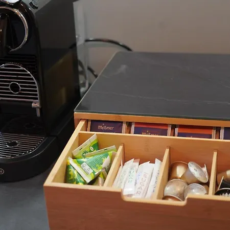 Design-apartment I Direkt Im Zentrum Von I Boxspring I Terrasse Mit Garten & Direktem Parkplatz I Boxspring I Nespresso Lägenhet *